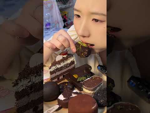 Chocolate🤤🍫🍦 #foodiechallenge #mukbang #hungrymukbangers#koreancuisine#koreanmukbanger #food#eating