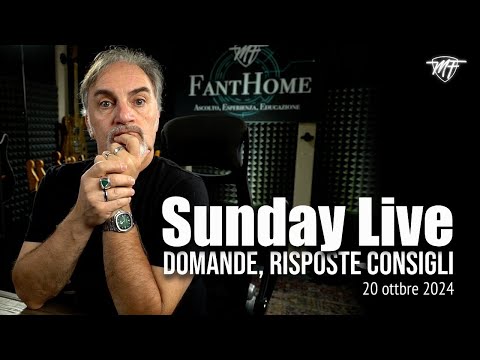 Sunday Live - Domande, Risposte, Consigli - 20/10/2024