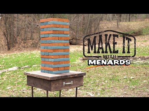 Tumbling Tower Yard Game - Make It With Menards