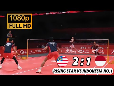 {Hightlights} Nur Izzuddin/Goh Sze Fei vs Alfian/Ardiando #worldtourfinal2024