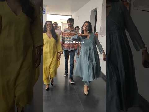 తగ్గేదేలే అంటున్న ముద్దుగుమ్మలు!Meenakshi Chaudhary,Aishwarya Rajesh Exclusive Video#trending#viral