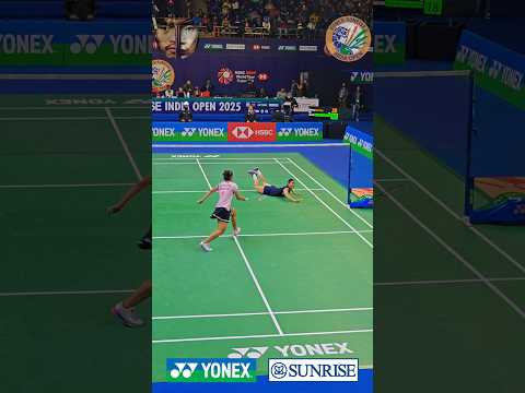 An se young's efforts and the rally💥💥🔥🔥#badmintonhighlights #anseyoung #shorts