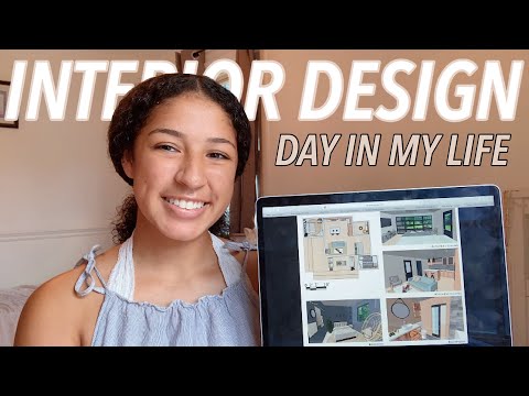 DAY IN MY LIFE: INTERIOR DESIGN STUDENT | upcoming videos + my final project