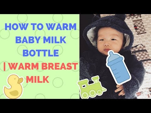 How to warm baby milk bottle / breast milk before feeding in a few minutes!