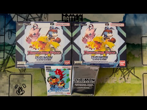 Digimon TCG BT11 Dimensional Phase Double Box Opening!