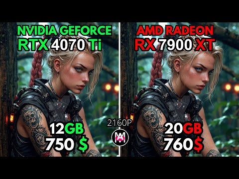 RTX 4070 Ti VS RX 7900 XT : 4K GAMING TEST