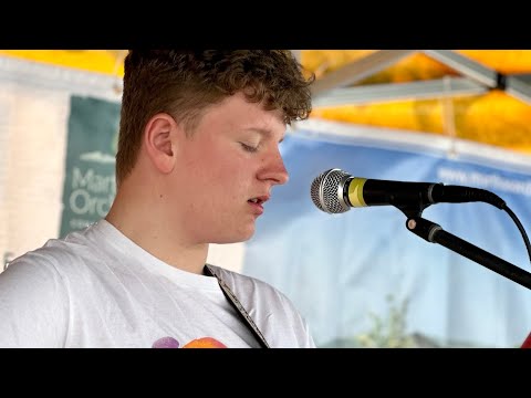 Oh! The Simple Things - acoustic version - 15yr old Joseph Davis - live at Cornwall Folk Festival