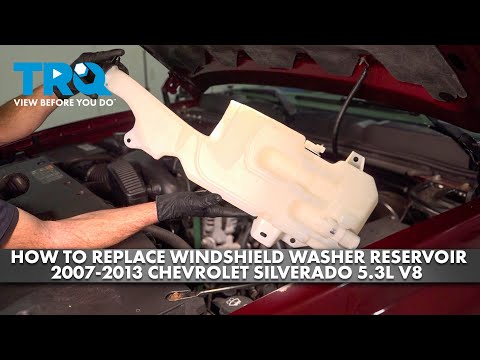 How to Replace Windshield Washer Reservoir 2007-2013 Chevrolet Silverado 1500