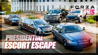 Forza Horizon 5 - Presidential Escort Escape! (Build & Chase)