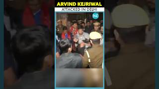 WATCH: Man Throws Liquid At Arvind Kejriwal During Padyatra Ahead Of Delhi Assembly Elections