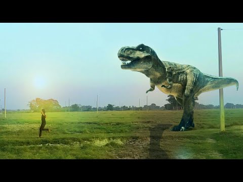 Dinasour vfx effects editing with KineMaster