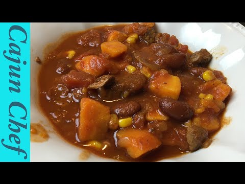 Slow Cooker Sweet Potato Chili (Super Easy Recipe)