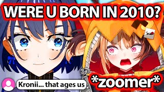 Chat Realized Kronii and Gigi's Age Gap and Started Feeling Old 【Hololive】