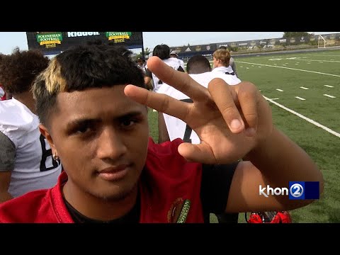 Sagapolutele hits the field to start game week at Polynesian Bowl