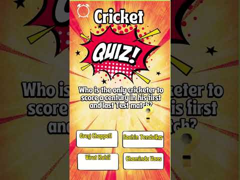 Ultimate Cricket Trivia Quiz