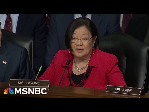 Hirono questions Hegseth on sexual assault, Greenland and past comments