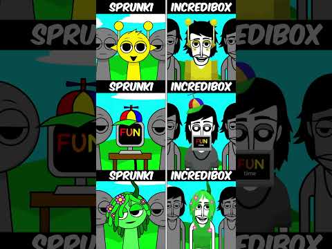 Incredibox Sprunki All Normal Versions Vs Horror #sprunki #incredibox