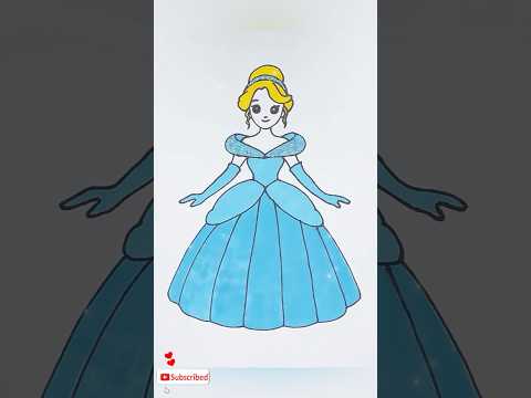 Let's Draw Cinderella! 👸🎨