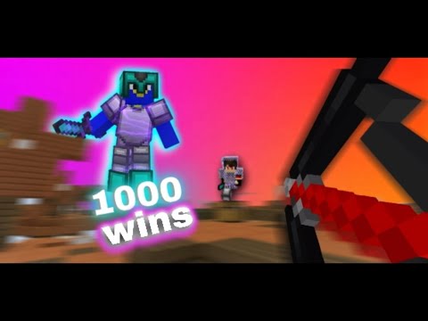 LLEGANDO a 1000 Wins En Skywars  |MINECRAFT PE|