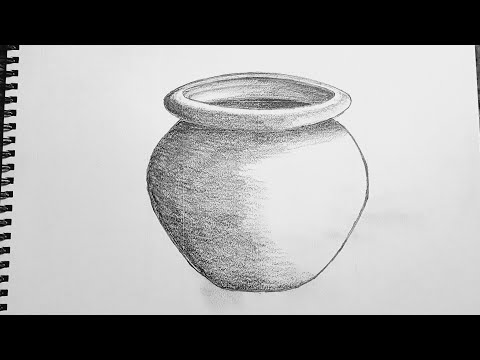 Still Life Drawing | Pot | How to Draw