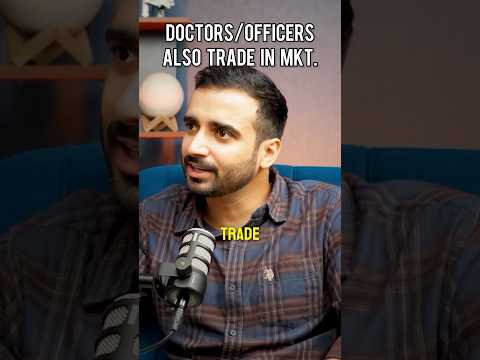 Doctors & Navy Officers Are Best TRADERS | @RuchirGupta1 #trader