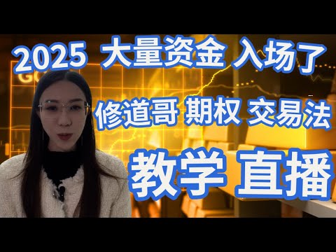 直播连线 美股 期权 2025最新 大户 期权交易法 零风险对冲，上周 QQQ 期权又是大赚，当然苹果期权小幅亏损 修道哥 如何把控盈亏比的 QQQ NVDA TSLA MSTR AAPL #美股