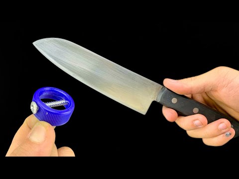 Knife Like Razor Sharp! Sharpen Your Knife in 1 Minute With This DIY Tool