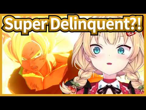 Haachama Reacts To Goku Transforming Into The Legendary Super Delinquent 【Hololive / Eng Sub】