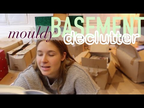 decluttering my mouldy basement