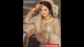 Pakistani actresses bridal look with Makeup 💄#shorts #youtubeshorts #grwm #weddinglook #shortvideos