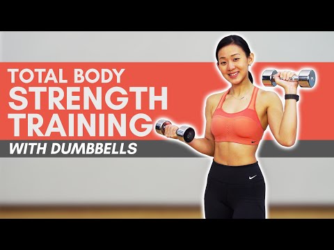 35-Minute Total Body Strength Training with Dumbbells | Joanna Soh