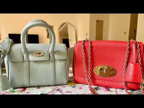 MULBERRY BAG COMPARISON | LILY VS BAYSWATER MINI + mod shots + what fits