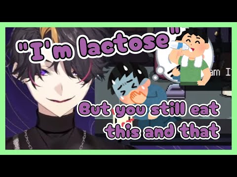 Shu Called Out People Who Are Lactose Intolerant [Nijisanji EN]