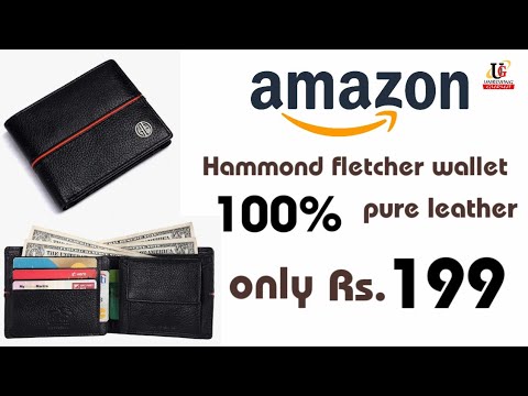 Hammond fletcher wallet unboxing perches by Amazon #amazone (Ug  Unboxing Guruji)