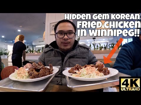 WINNIPEG LOCAL FOOD!! HIDDEN GEM KOREAN FRIED CHICKEN IN WINNIPEG MANITOBA 🍗🇰🇷!! [4K]