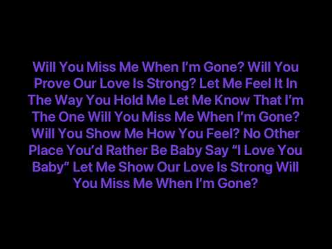 Coco Jones - Miss Me When I’m Gone (Lyrics)