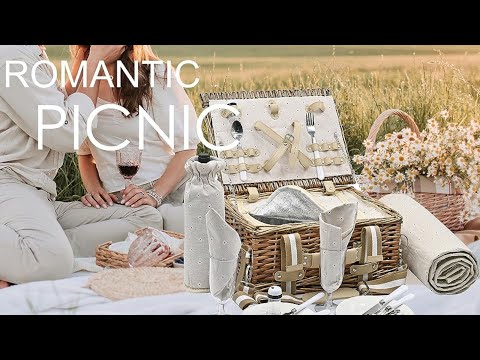 SatisInside 19Pcs Romantic Picnic Basket | $100k Bonuses in Description