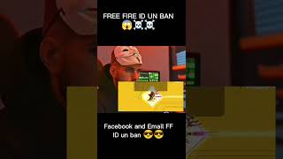 FREE FIRE ID BACK FREE FIRE ID UNBEN#frerfire #shortsfeed #viral #hacker #shorts