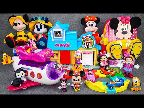 Satisfying with Unboxing Disney Minnie Mouse Cute Pink Airplane Playset | Review Toys ASMR