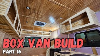 The Last of the Upper Cabinets! - Box Van Build Part 16