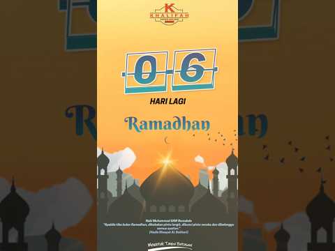 KCSB | RAMADHAN 6 HARI LAGI #shortsvideo #ramadhan #islamic #fastingmonth #countdown #ramadan