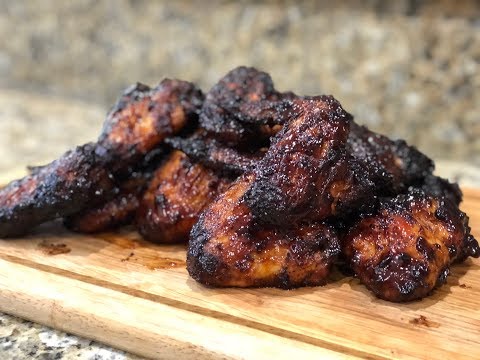 BBQ Glazed Grilled Chicken Wings | Grilled Chicken Wings | Southern Smoke Boss