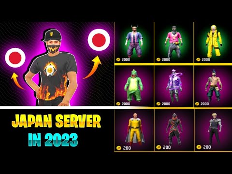 FREE FIRE JAPAN SERVER IN 2023 | BEST SERVER FOR FREE FIRE | FF JAPAN SERVER | FF SERVER CHANGE.