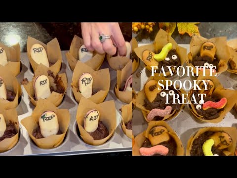 Graveyard CupCakes: Spooky Halloween Treat Tutorial #baking #recipe #spooky