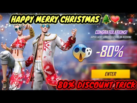 FREE FIRE MYSTRY SHOP 80% DISCOUNT TRICK🔥-GARENA FREE FIRE & I GOT ELITE PASS AND NEW WINTER BUNDLE😱