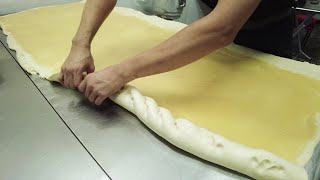 燒餅製作技能，台中熱門排隊中式早點 Shaobing making skills, Taichung's popular queue for Chinese breakfast