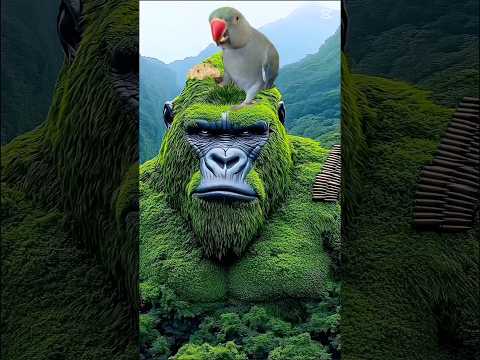 🦍#shorts #animalshorts #petshorts #parrotshorts #monkeyshortsvideo