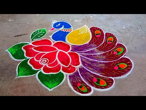 Margazhi Kolam🍀New Year Special Rangoli Design 2025🍀Pongal Kolam🍀Sankranthi Muggulu🍀Easy🍀Rangoli