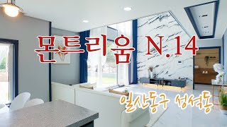 잔디밭이 있는 마당, 고급스러운 인테리어와 넓직한 공간, 시원한 개방감의 프리미엄 하우스, 일산동구 성석동 신축 고급주택 몬트리움 N.14!!!