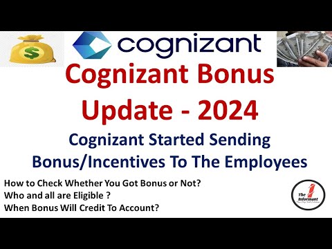 Cognizant Bonus 2024 Update|Cognizant Incentives 2024 | How Much Bonus We Will Get in Cognizant? |